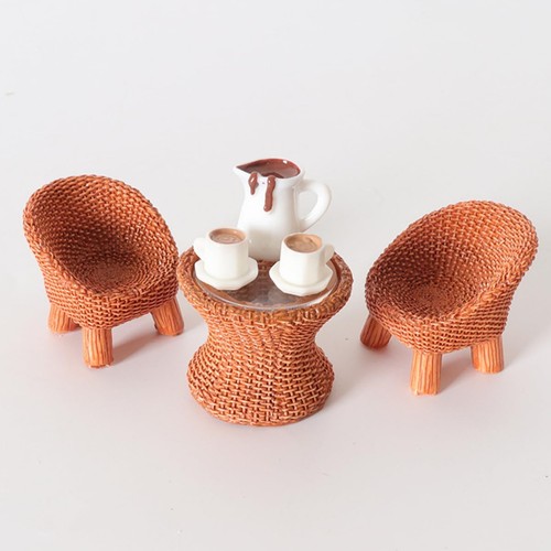 Minatur tisch stühle kaffee - tisch,