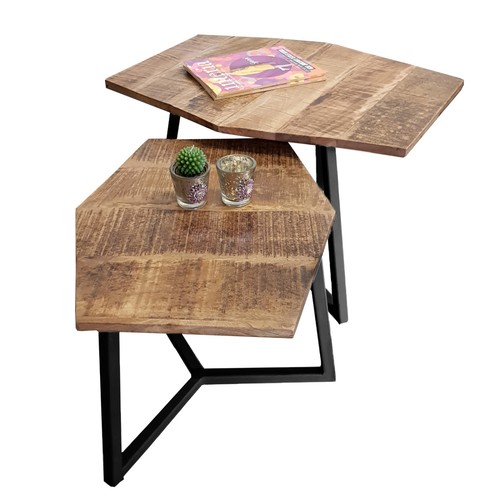 Satztisch 2er set couchtisch - satztisch,