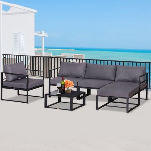 Tlg garten anbausofa - 6-tlg.,