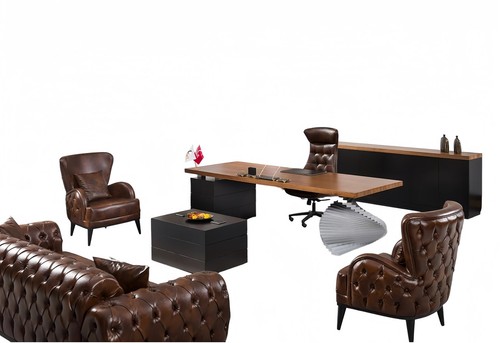 Set arbeitszimmer sessel - set,