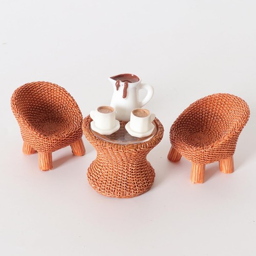 Miniatur tisch stühle set - tisch,